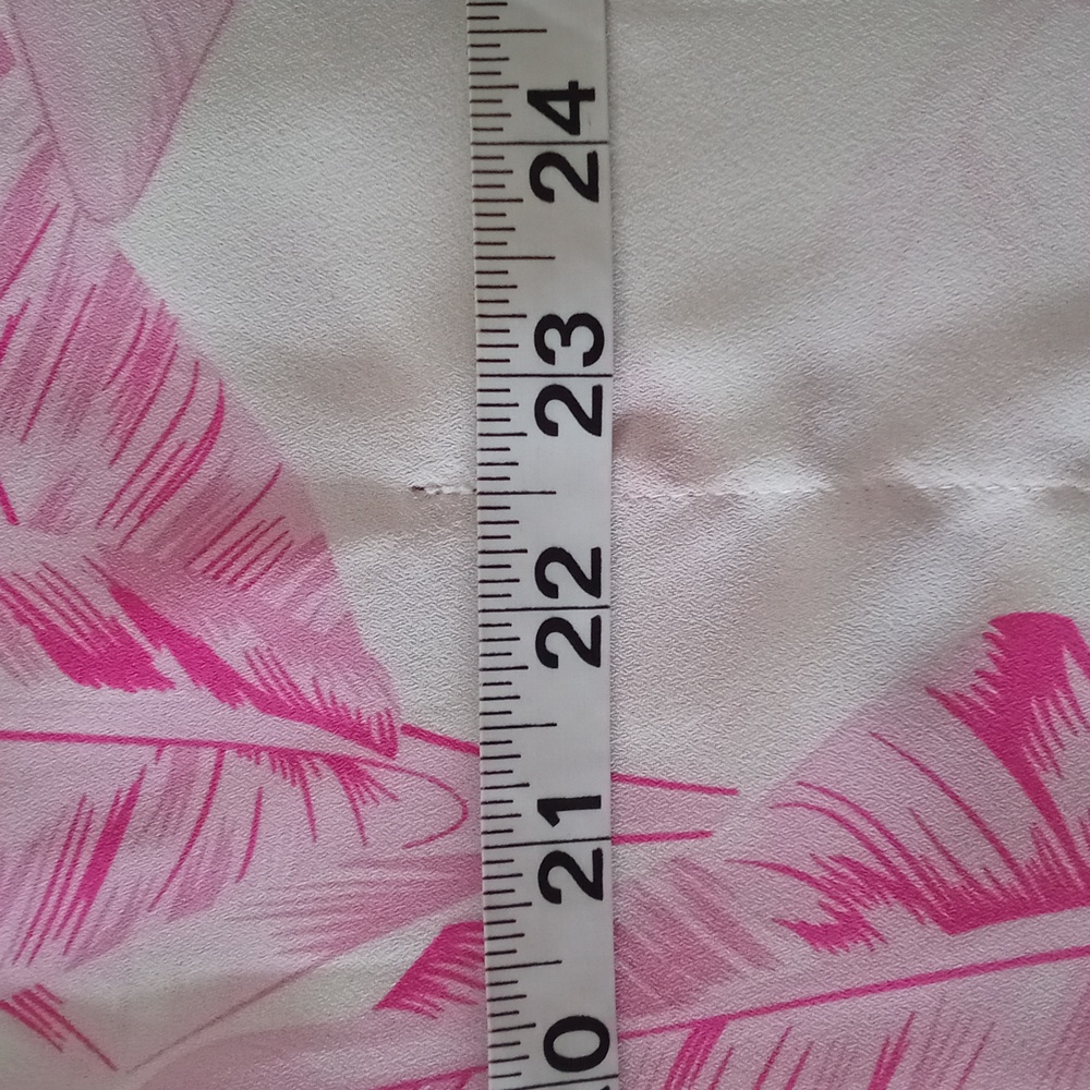 💗Buddy Love💗 - Pink/White Palm Leaf Pixie Cover-Up Dress - Picture 12 of 14